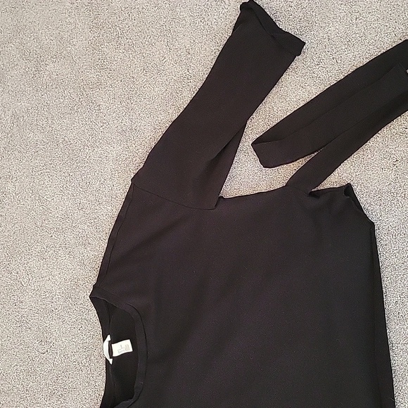 H & M Women's Black Sweatshirt with waist ties - Picture 3 of 6